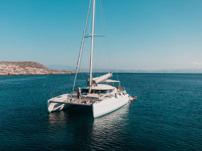 Katamaran-Bootsfahrt zur Insel Chrissi von Ierapetra aus