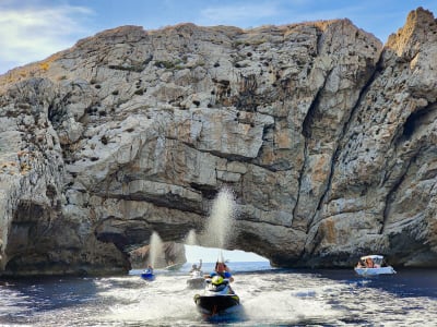 Jet-Ski-Ausflug von San Antoni de Portmany zu den Margaritas-Inseln, Ibiza