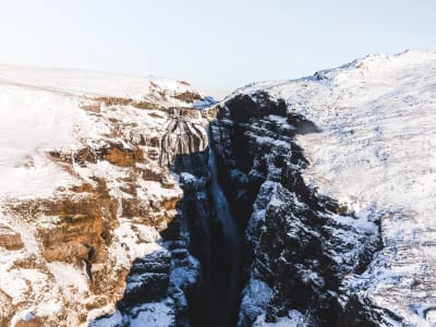 Vuelo en helicóptero a la cascada de Glymur y el volcán Hengill desde Reikiavik