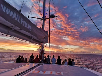 Catamaran Tour at Sunset in Reunion Island from Le Port