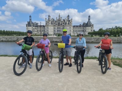 Excursion guidée à vélo électrique aux châteaux de la Loire, près de Tours