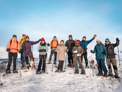 Excursión privada con raquetas de nieve cerca de Hardangerfjord desde Øystese 