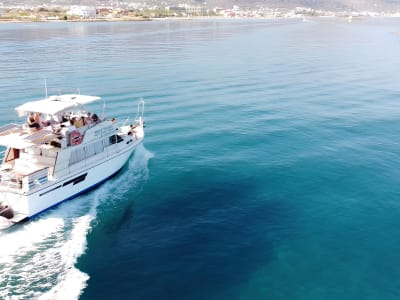 Boat trip to Saint Georges Bay from Malia with snorkelling