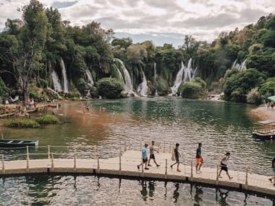 Geführte Tour zu den Wasserfällen von Mostar und Kravica ab Split