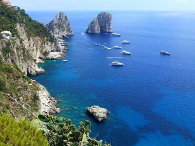 Private boat excursion to Sorrento and Capri from Castellammare di Stabia, Nopoli or Sorrento