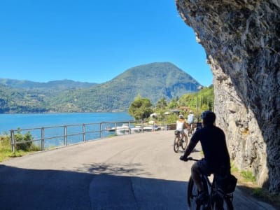 E-Bike-Ausflug zum Comer und Luganer See ab Menaggio