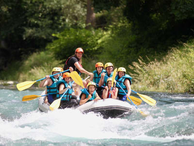 Rafting en el Gave de Pau desde Villelongue, Altos Pirineos