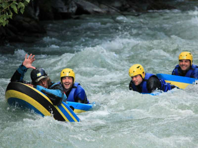 Descente Hydrospeed sur l'Isère à La Plagne