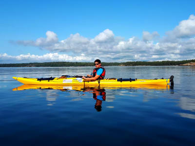 Excursión de 2 días en kayak cerca de Estocolmo