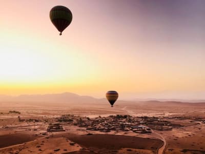 Vuelo en globo desde Marrakech, Marruecos