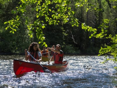 Hiking on the National Trail and Canoeing on the Assomption River, departing from Montreal