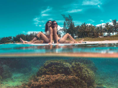 Stand-up Paddle Excursion in the Lagoon of Saint-Gilles from La Saline-les-Bains, Reunion Island