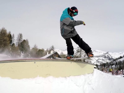 Freestyle Snowboard Unterricht in Vars