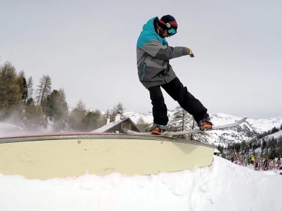 Freestyle snowboard lessons in Vars