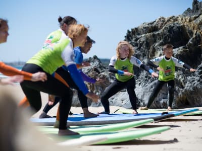 Cours de surf sur la Praia Da Vieirinha, près de Sines