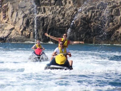 Excursión guiada en moto acuática desde la playa de Ammoudara, cerca de Heraklion