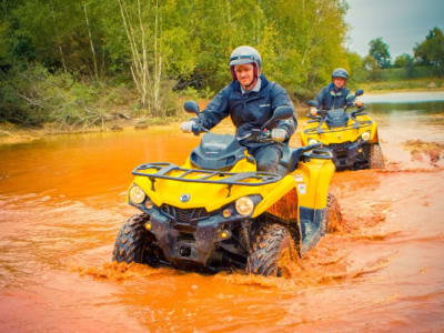 Quad-Bike-Ausflug im Espace Quilly bei Nantes