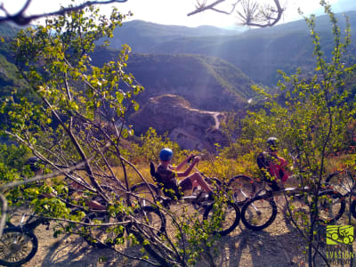 Quadracycling excursions in the Chabre mountain, Provence