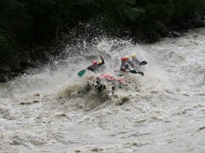 Action Rafting on the Ötztaler Ache, near Innsbruck