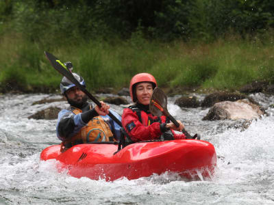 Kayak duo tour with guide in the Gorges du Tarn