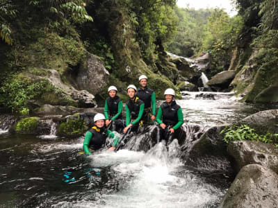 Familien-Canyoning in Langevin, Insel La Réunion