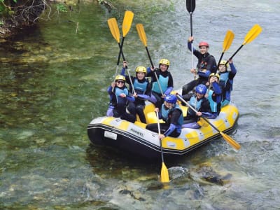 Rafting auf dem Fluss Kupa bei Rijeka