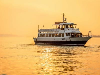 Excursion en bateau au coucher du soleil et apéritif à Venise