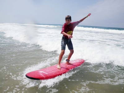 Surfing courses in Seignosse