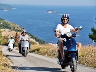 Excursion à la source de la rivière Ombla avec une Vespa de Dubrovnik