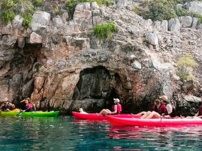 Seekajakfahrt auf der Insel Aphrodite von Tolo in Nafplio