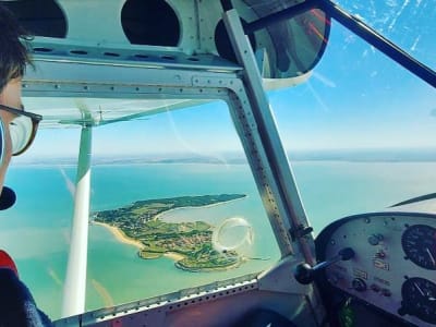 Vuelo en ultraligero sobre Fort Boyard y la isla de Oléron desde Marennes