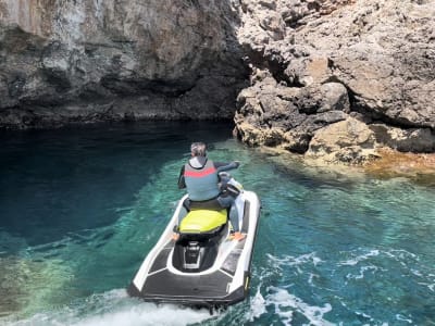 Jet Ski Safari zu den Höhlen um Alcudia, Mallorca