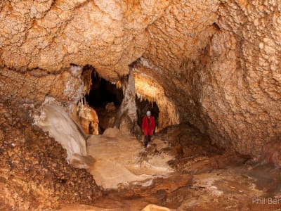 Espeleología en la sima de Eaux Chaudes en Tarascon-sur-Ariège