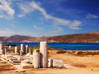 Crucero en barco a Delos y Mykonos desde Naxos