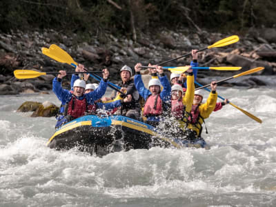 Rafting on the Vorderrhein River from Ilanz