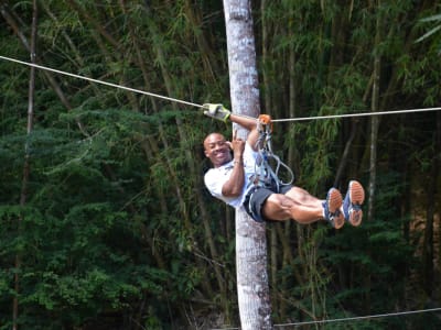Adventure Park and Canopy Tour in Les Trois-Îlets, Martinique