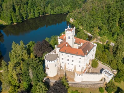 Vol panoramique au-dessus de la région de Zagorje depuis Varaždin