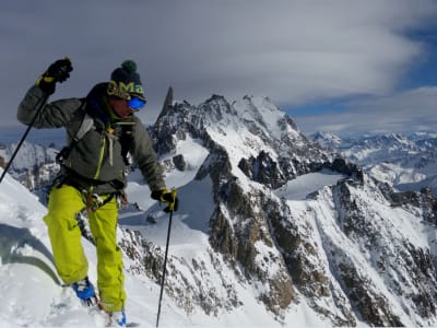 Freeriding day trip in Chamonix, Mont Blanc