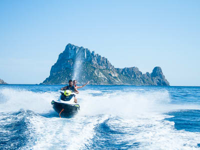 Jet-Ski-Ausflug von San Antoni de Portmany nach Es Vedrà, Ibiza