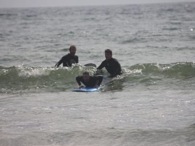 Surfing lesson in Les Sables d'Olonne, Vendée