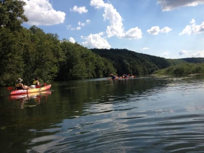 Rent kayak / canoe on the Rhône river near Geneva