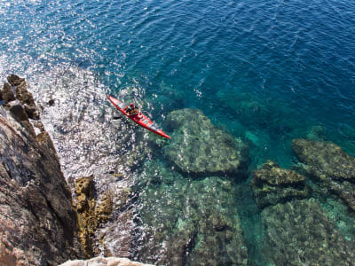 Excursion guidée en kayak de mer sur 3 îles au départ de Zadar