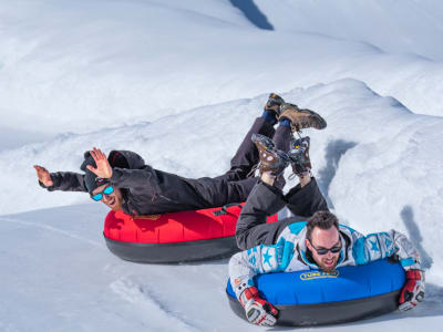 Descente en Snowtubing à Tignes