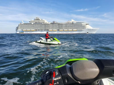 Randonnée jet ski à Préfailles, Loire Atlantique