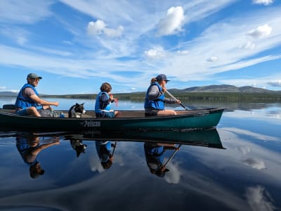 Acampada nocturna y excursión en canoa en Tylldalen, cerca de Røros