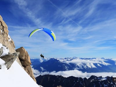 Parapente biplaza de invierno en Val Thorens