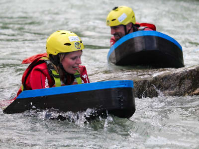 Hydrospeed down the Noce River from Terzolas in Val di Sole, Trentino