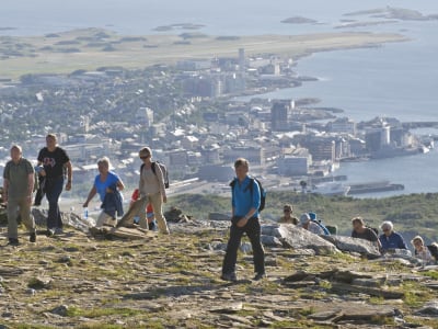 Excursion pédestre guidée à Keiservarden à Bodø