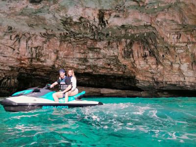 Jet Ski Tour to Calo Des Moro from Cala d'Or, Mallorca