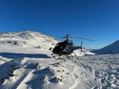 Hubschrauberflug von Laakirchen zu den Hohen Tauern, Salzburg